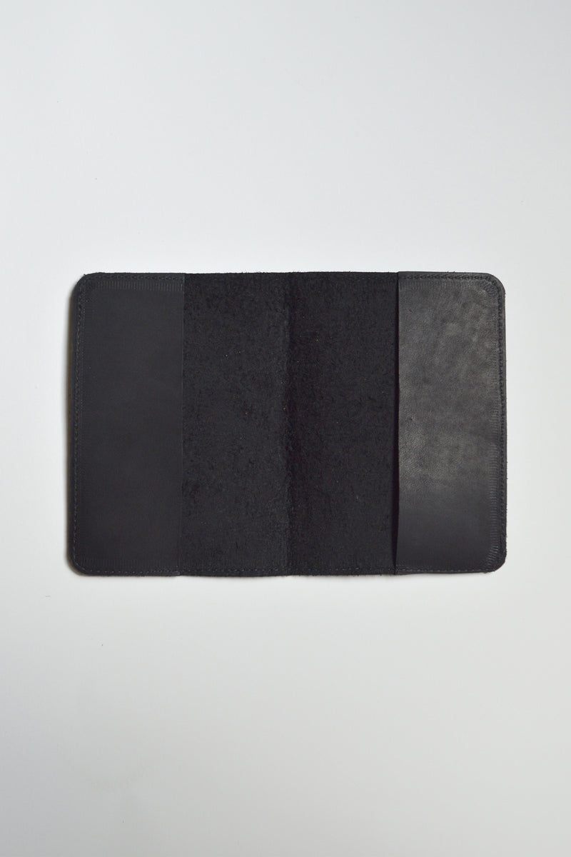 Leather Passport Cover | Noir