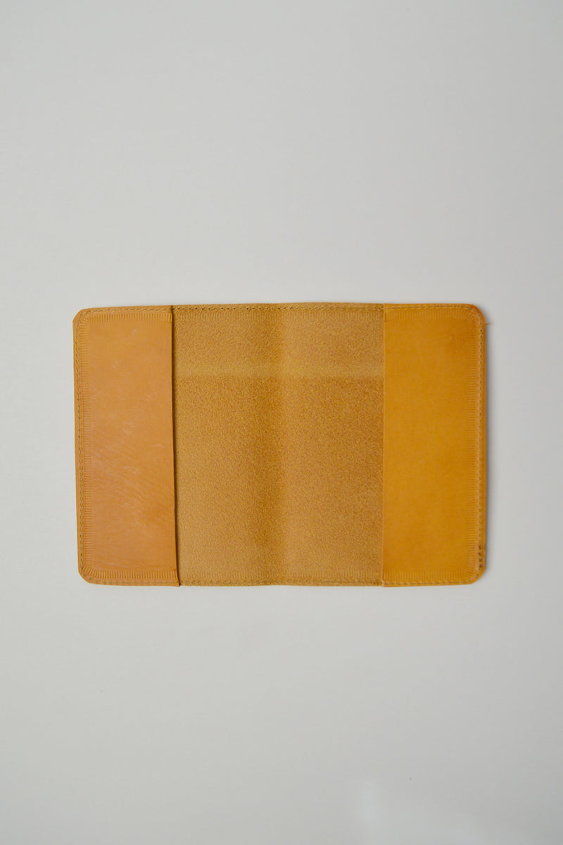 Leather Passport Cover | Saffron