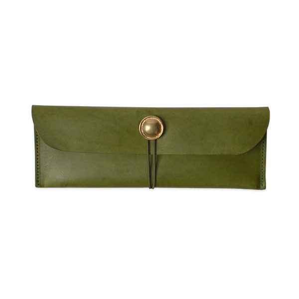 Artist Leather Pouch | Olive