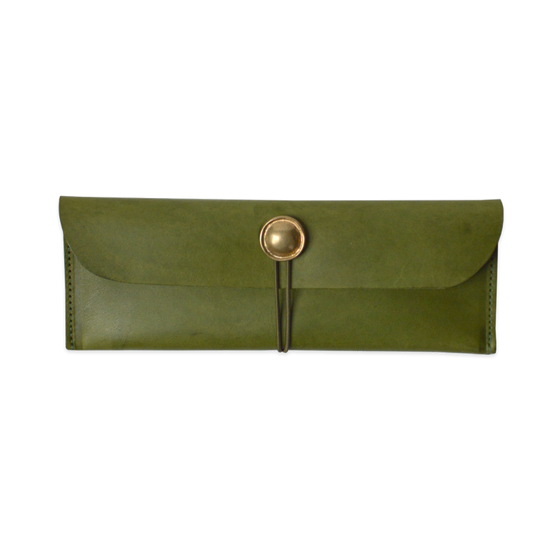 Artist Leather Pouch | Olive
