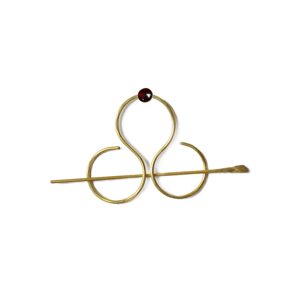 Lyra Hair Pin | Garnet