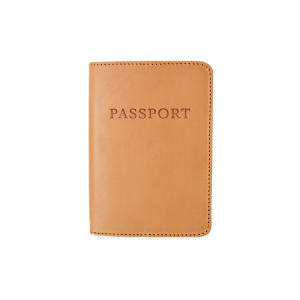 Leather Passport Cover | Honey