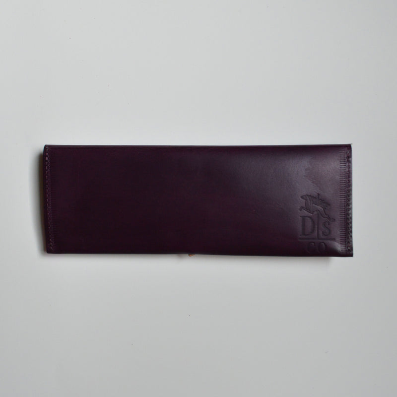 Artist Leather Pouch | Aubergine