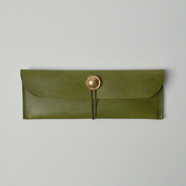 Artist Leather Pouch | Olive