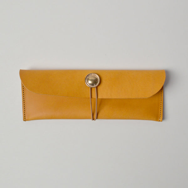 Artist Leather Pouch | Saffron