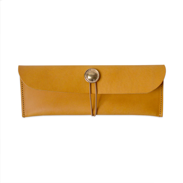 Artist Leather Pouch | Saffron