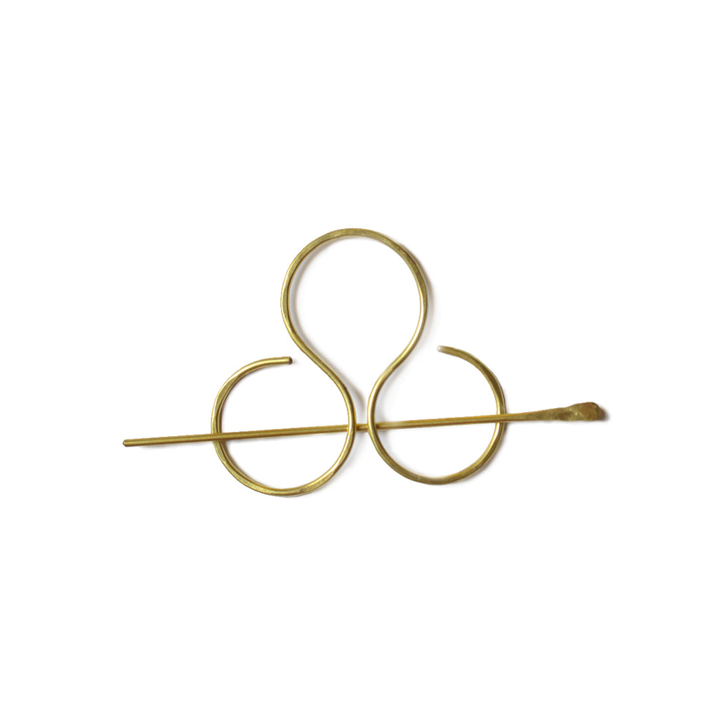 Lyra Hair Pin  Brass – Dreamers Supply Co.