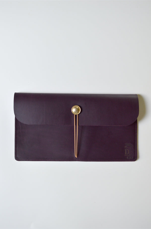 Envelope Clutch | Aubergine