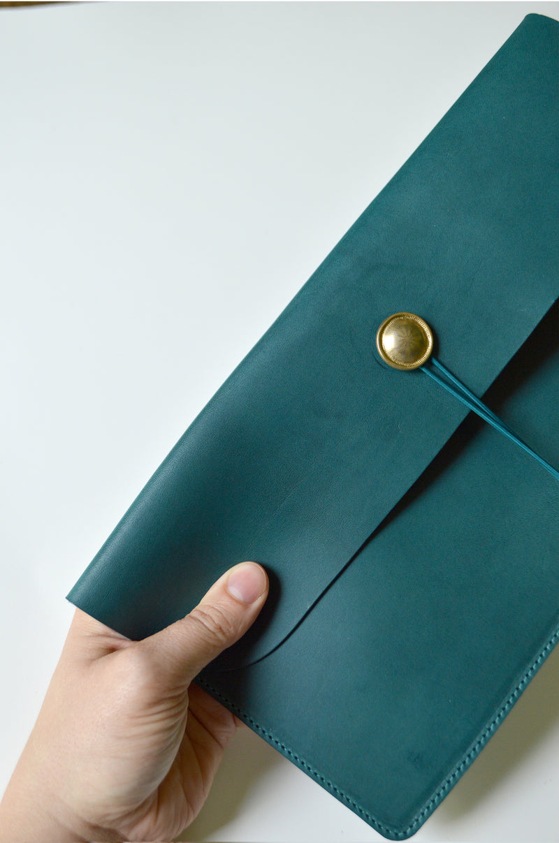 Envelope Clutch | Prussian Blue