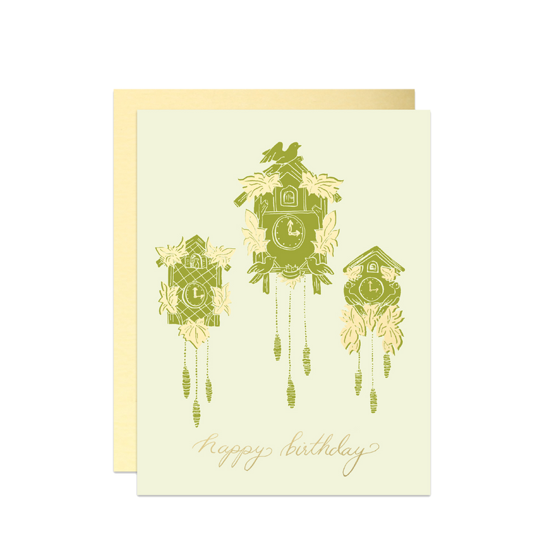 Cuckoo Clock Card