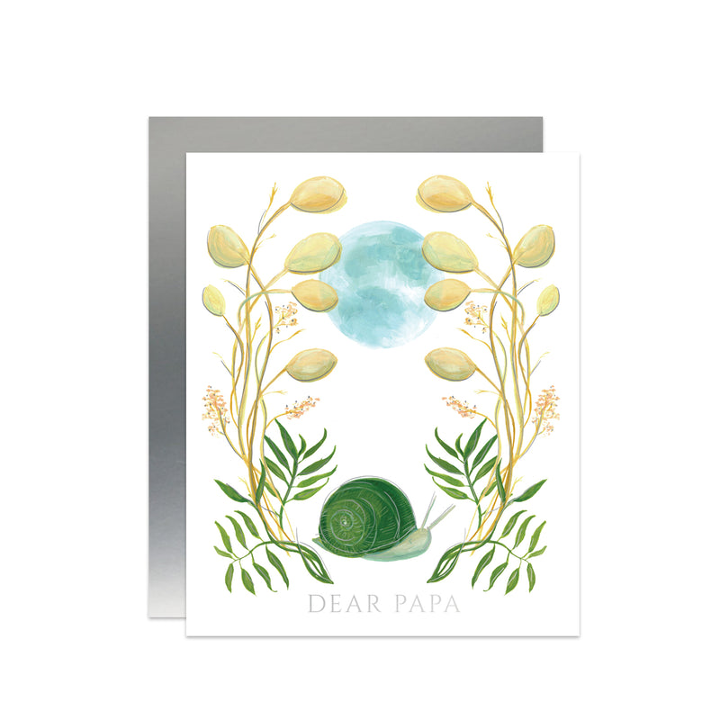 Dear Papa Snail Card