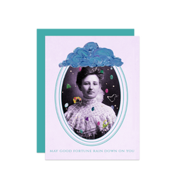May Good Fortune Rain Down on You Card