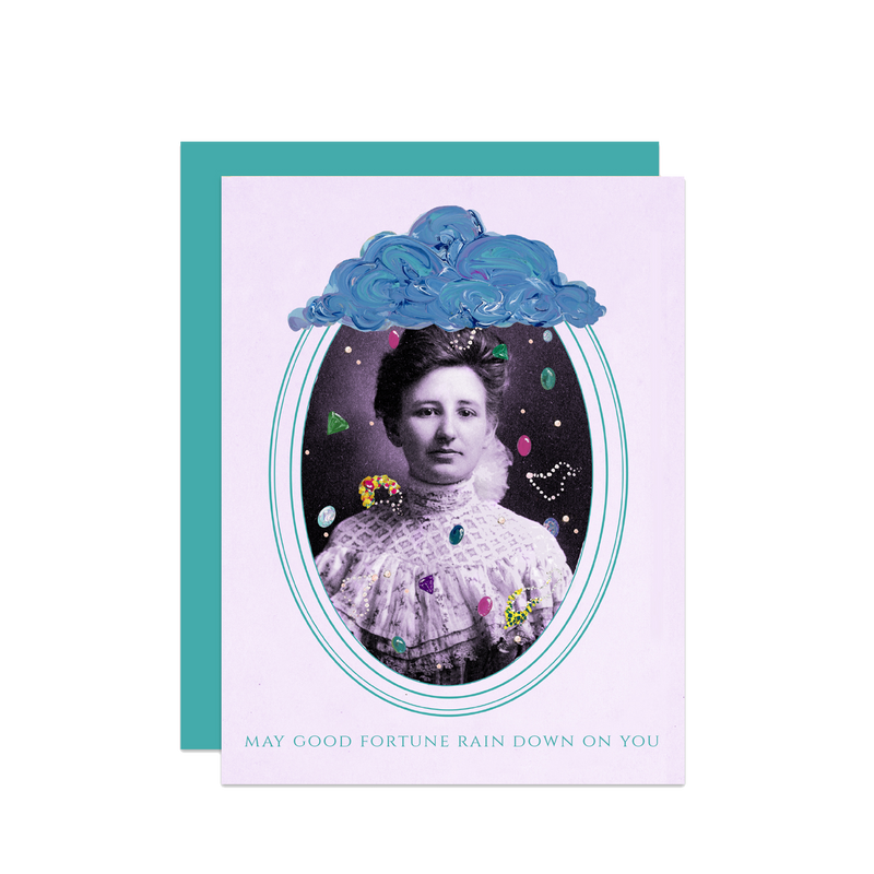 May Good Fortune Rain Down on You Card