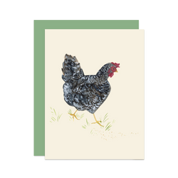 'Cosette' Cottage Chicken Card