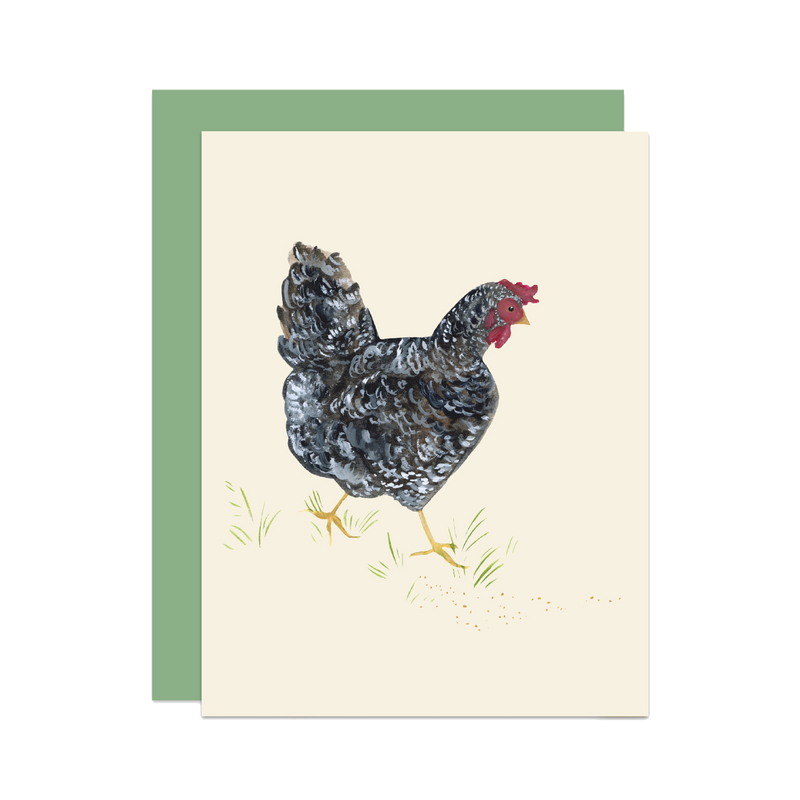 'Cosette' Cottage Chicken Card