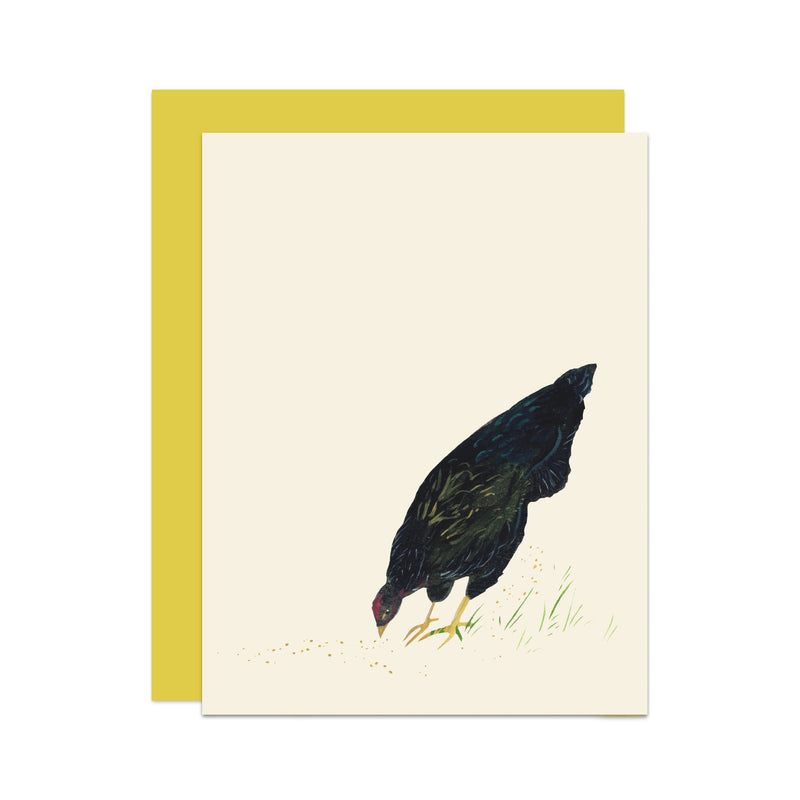 Jacqueline Cottage Chicken Card