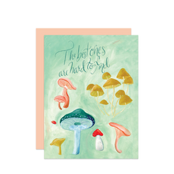 Mushroom Friendship Card