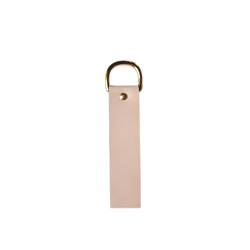 Leather Straight Keychain | Natural