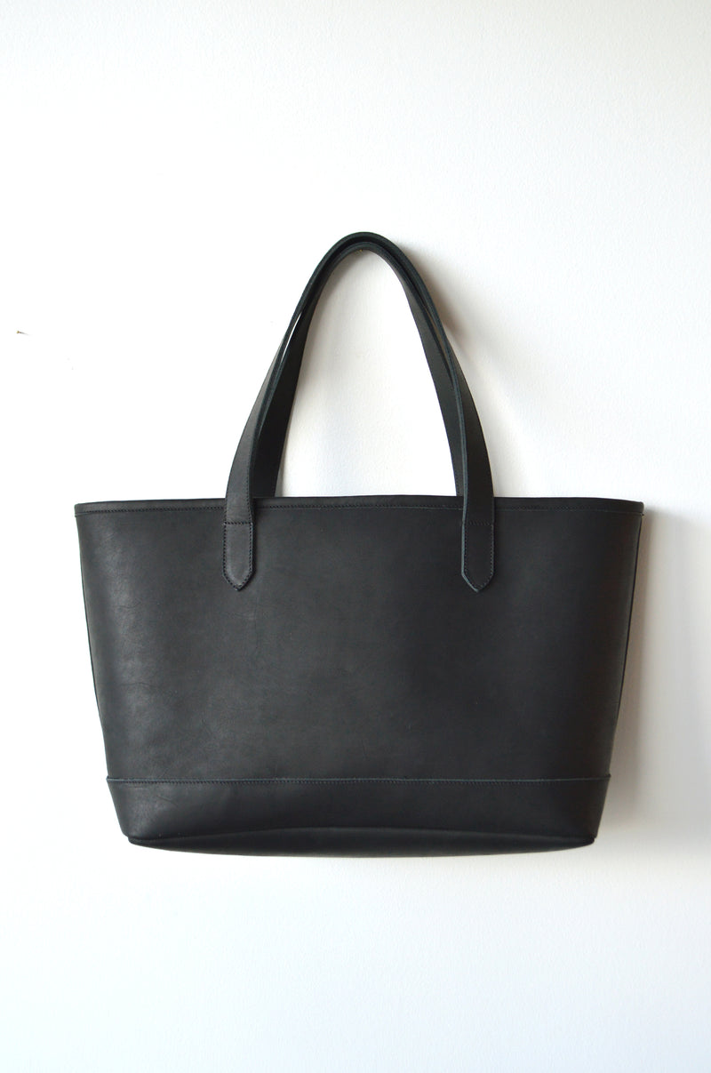 Dreamers Leather Tote | Black