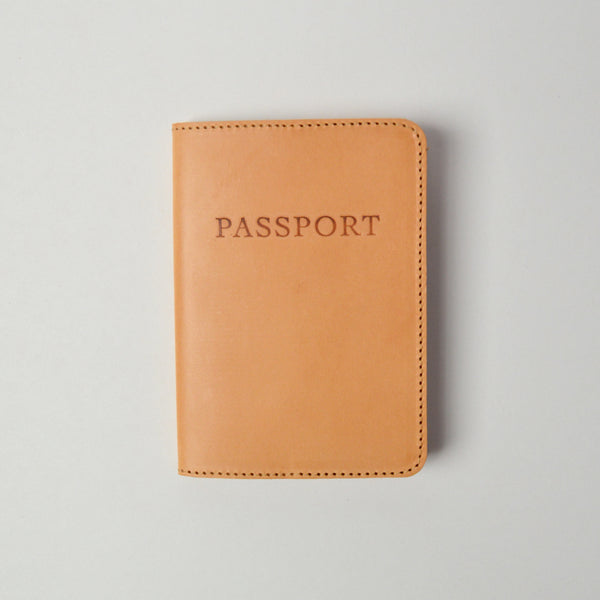 Leather Passport Cover | Honey