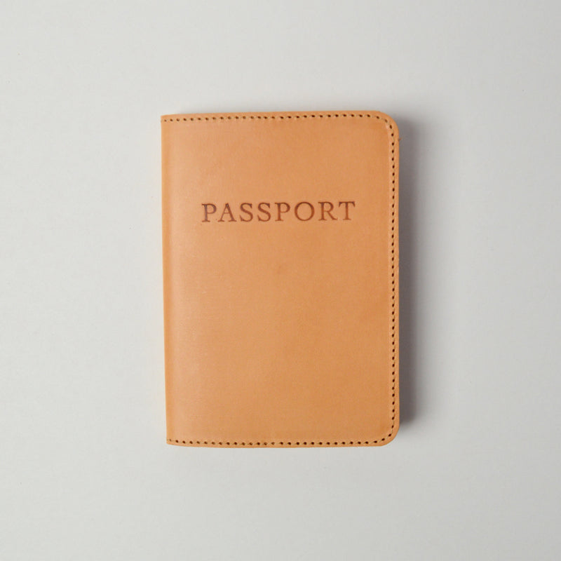 Leather Passport Cover | Honey