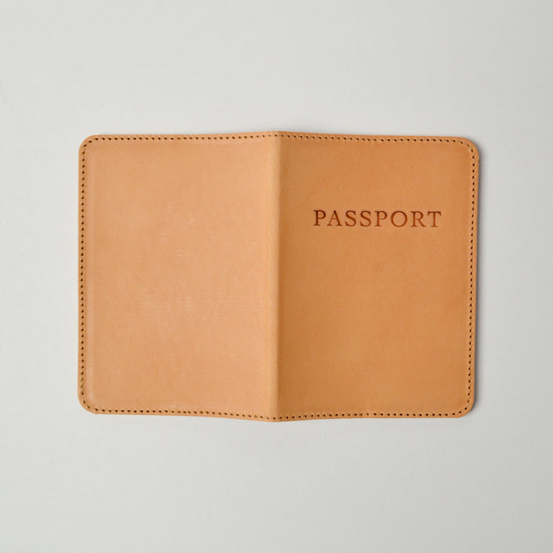 Leather Passport Cover | Honey