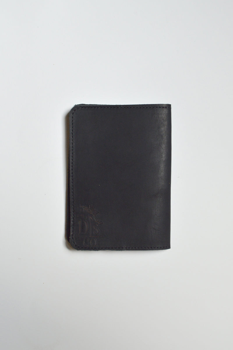 Leather Passport Cover | Noir