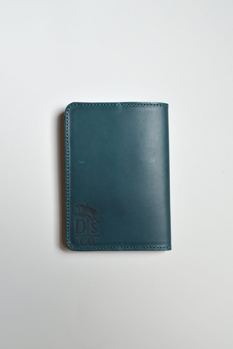 Leather Passport Cover | Prussian Blue