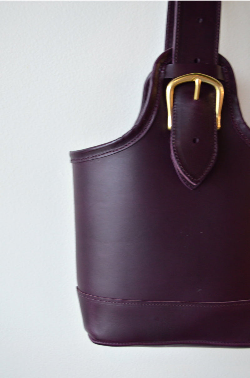 Petite Handbag | Aubergine