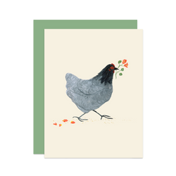 'Sabine' Cottage Chicken Card