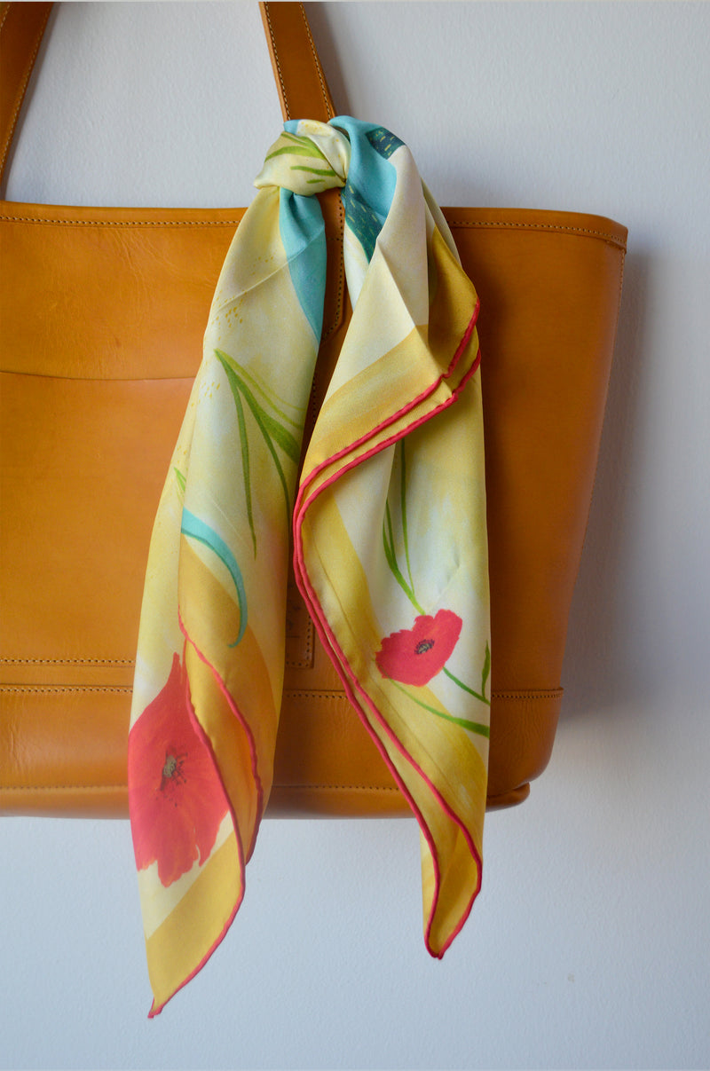 Dreamers Leather Tote | Saffron