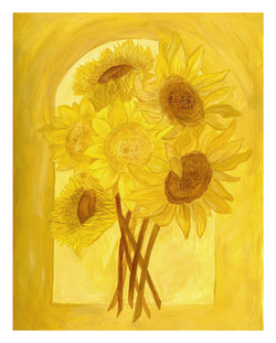 Late Summer Sunflowers Print