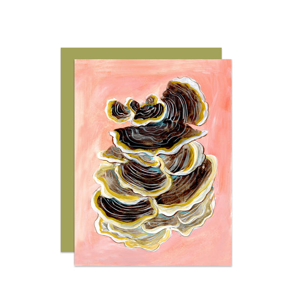 Turkey Tail Mushroom Card