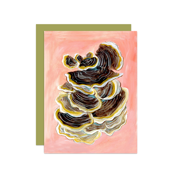 Turkey Tail Mushroom Card