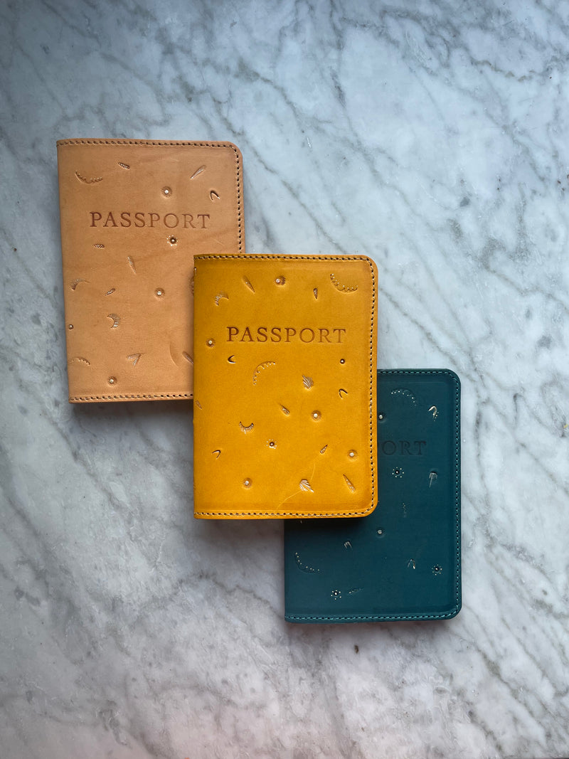 Harrison’s “Fossil” Passport Cover | Honey