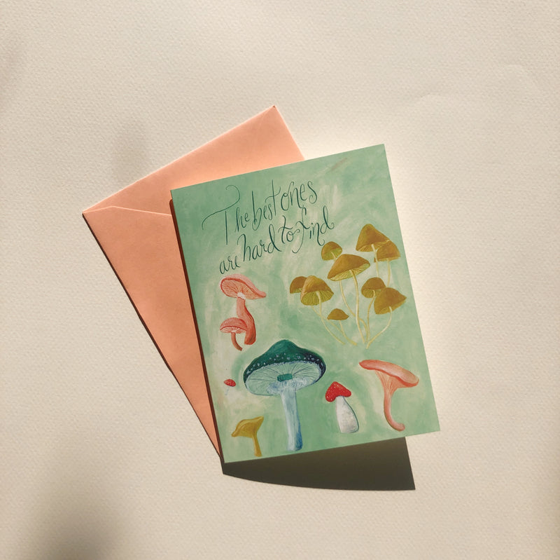 Mushroom Friendship Card